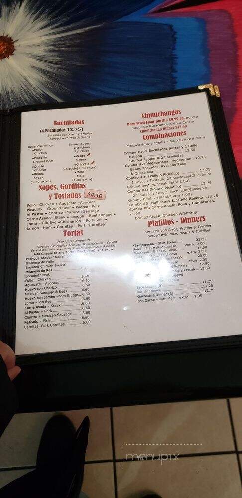 Las Casitas Restaurant - Chicago, IL menu_pic