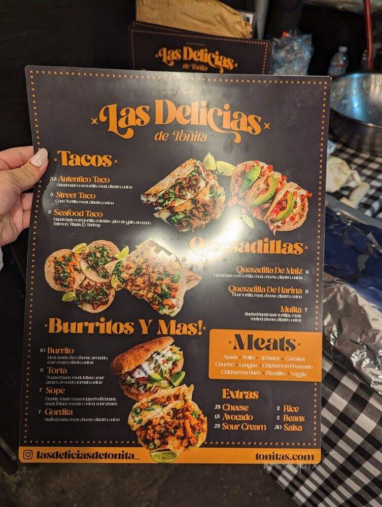 Las Delicias De Tonita - San Jose, CA menu_pic