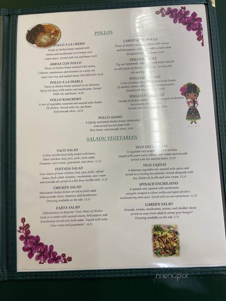 Las Esmeraldas Mexican Food - Nyssa, OR menu_pic