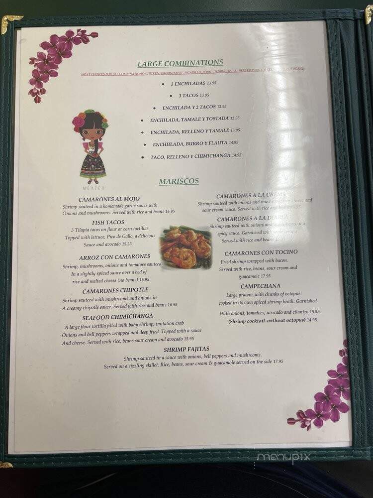 Las Esmeraldas Mexican Food - Nyssa, OR menu_pic