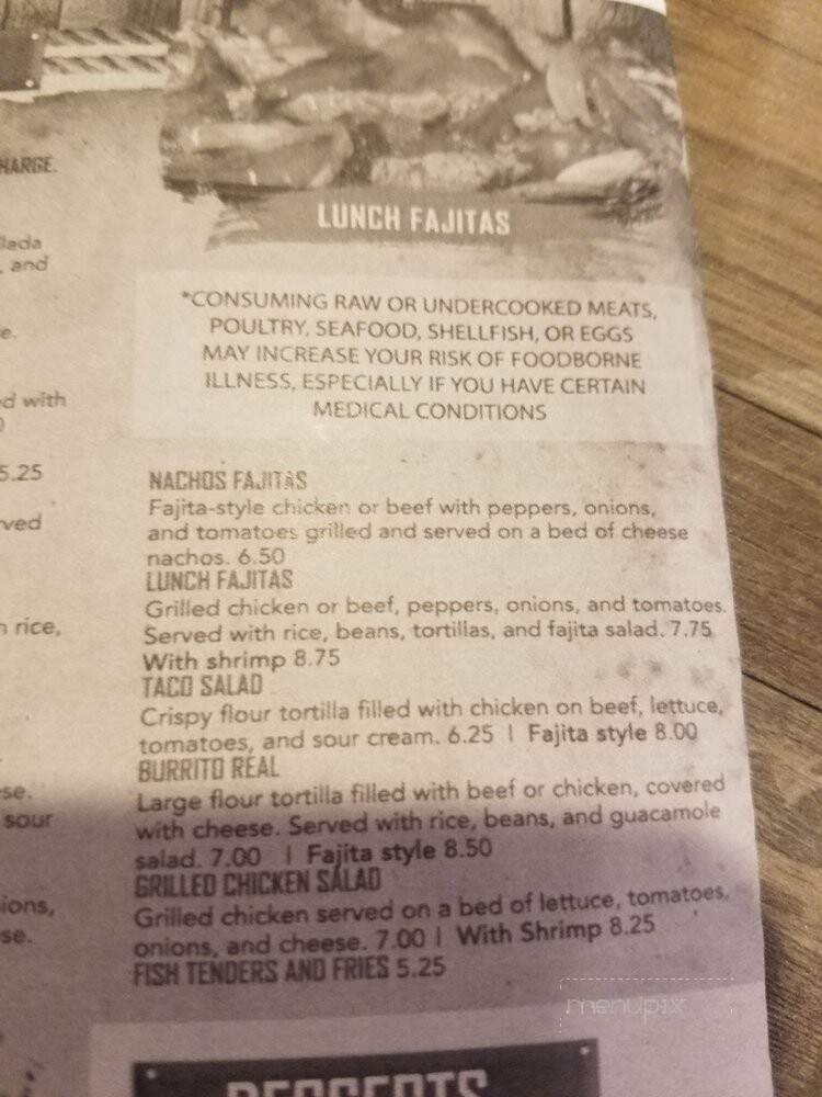 Las Plazas - Clarksville, TN menu_pic