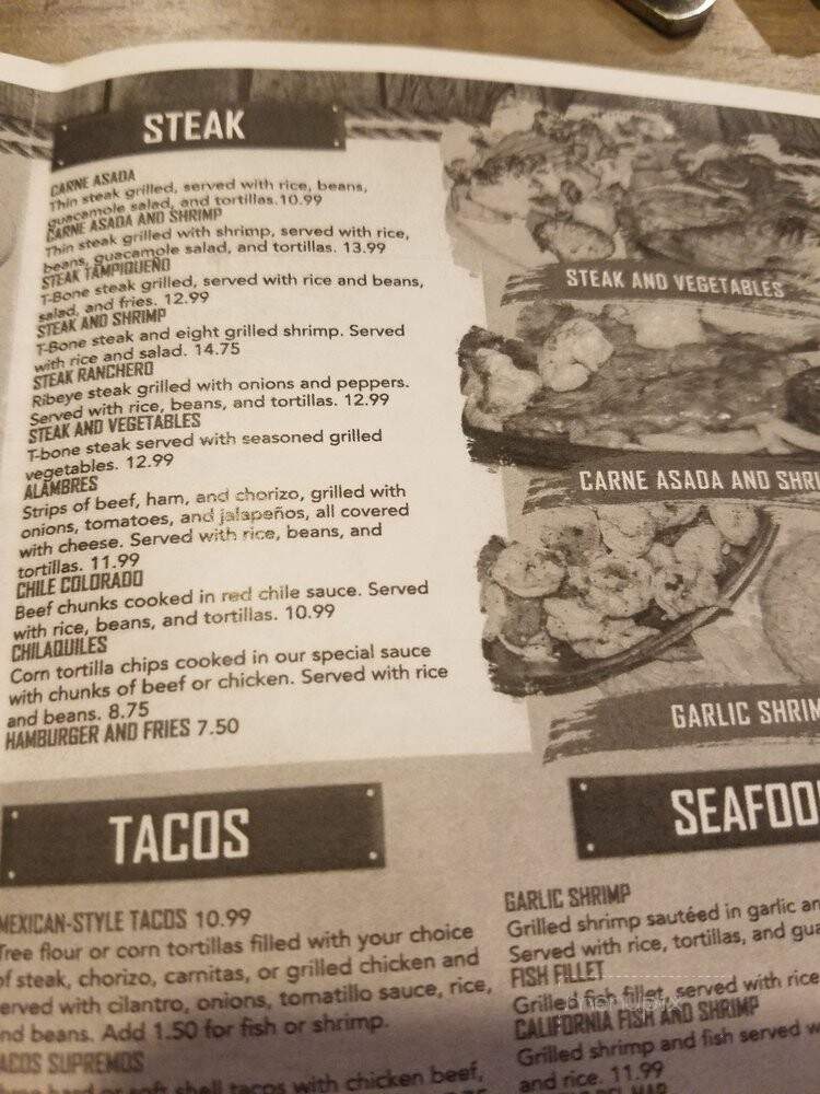 Las Plazas - Clarksville, TN menu_pic