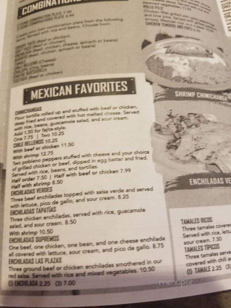 Las Plazas - Clarksville, TN menu_pic