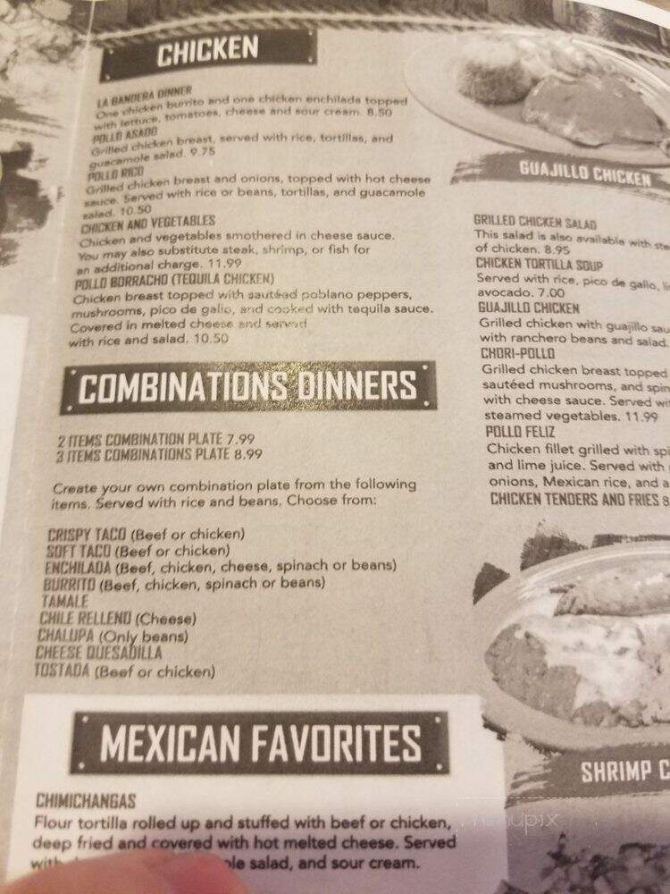 Las Plazas - Clarksville, TN menu_pic