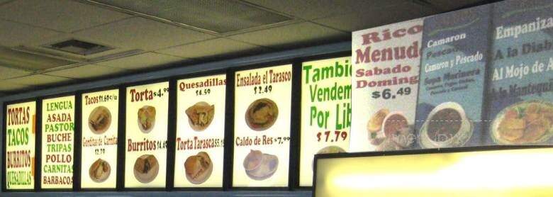 Marisqueria Las Tarascas - Oklahoma City, OK menu_pic