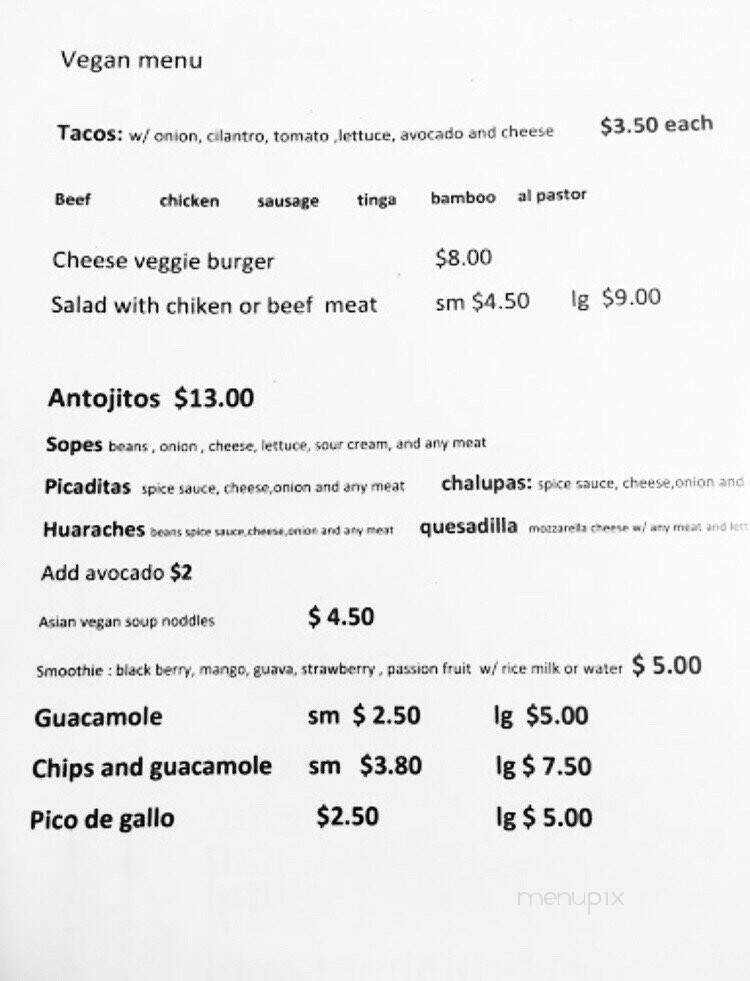 La Taquiza Loca - Passaic, NJ menu_pic