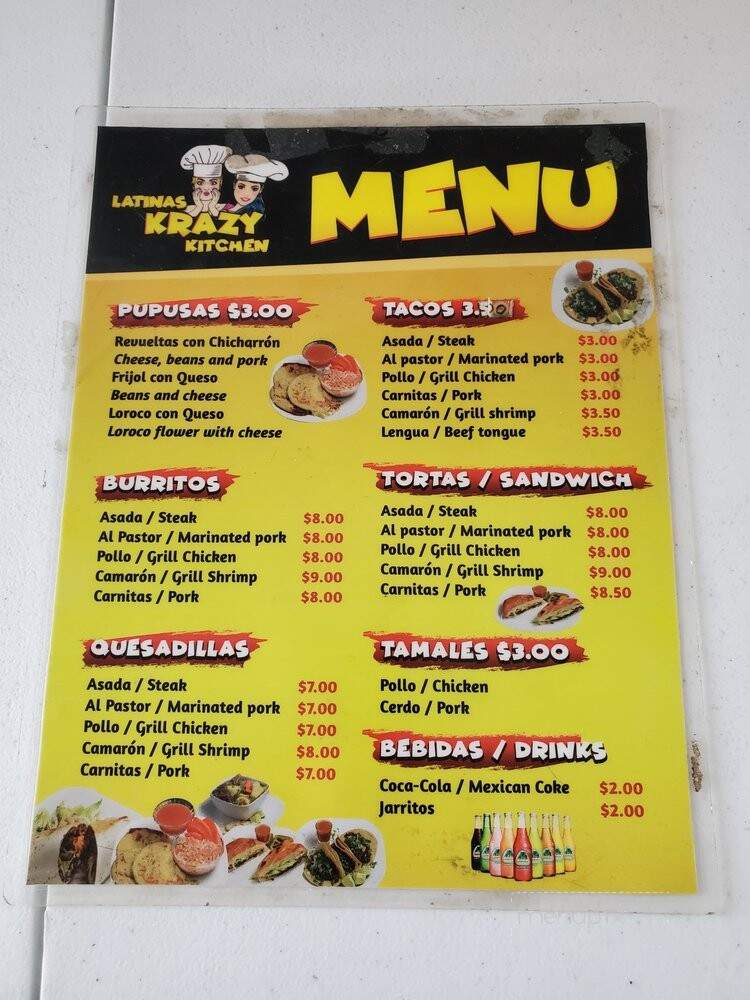 Latinas Krazy Kitchen - Middleburg, FL menu_pic
