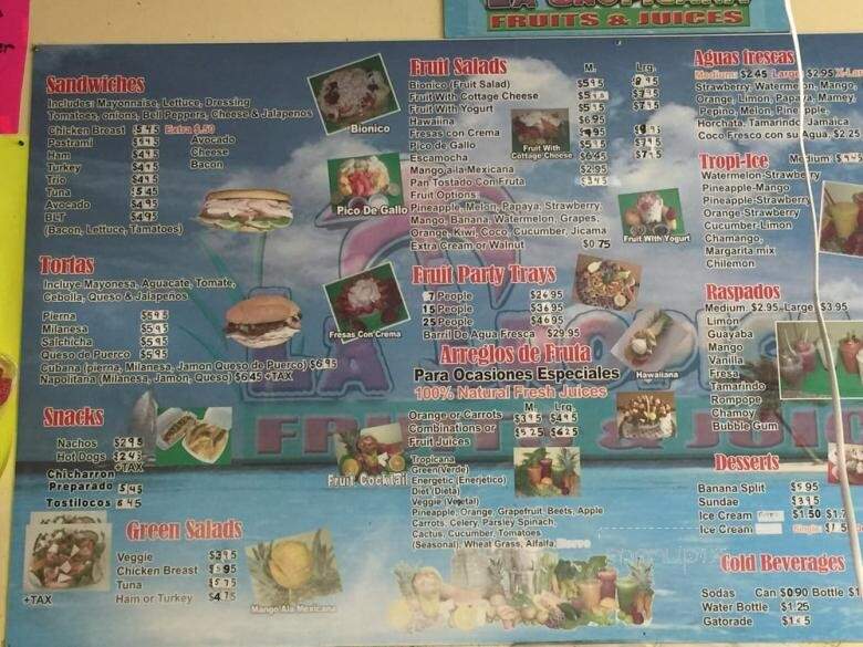 La Poblana Restaurant - West Covina, CA menu_pic