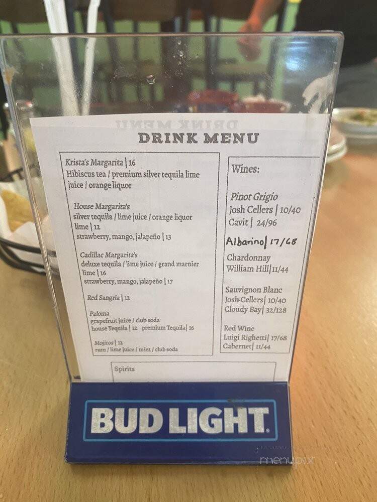 La Villa - Longboat Key, FL menu_pic