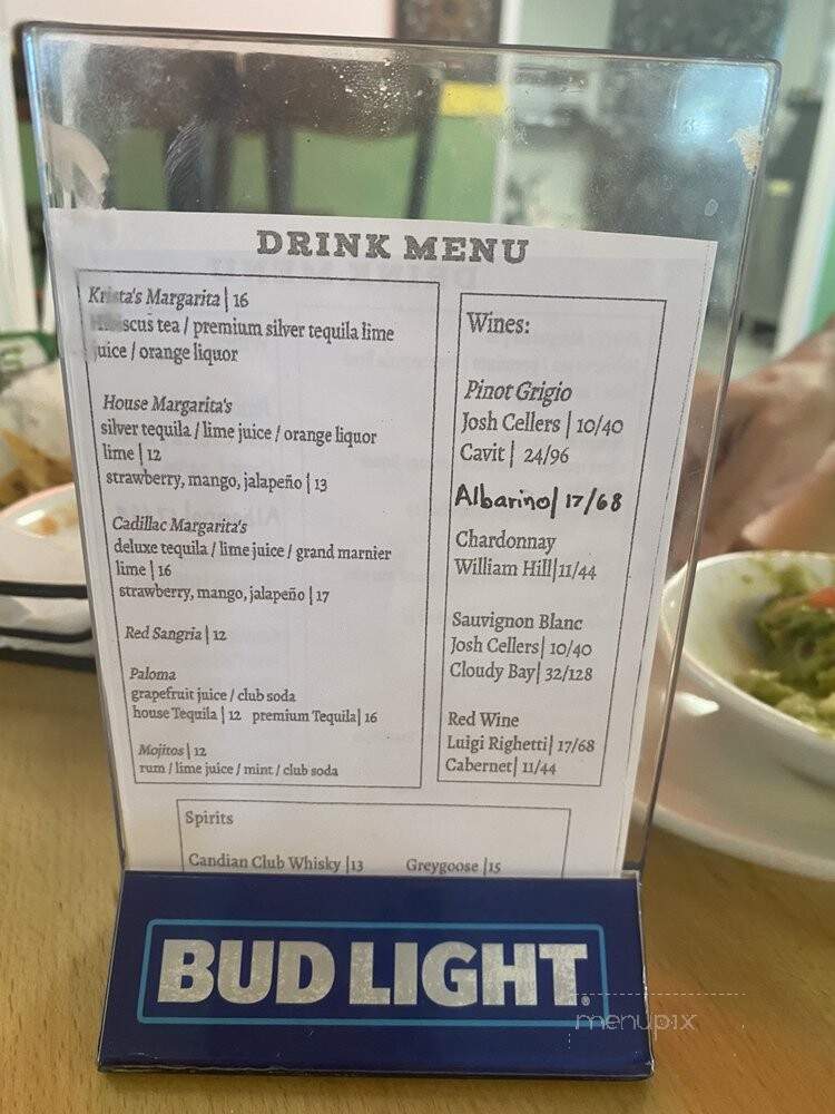 La Villa - Longboat Key, FL menu_pic