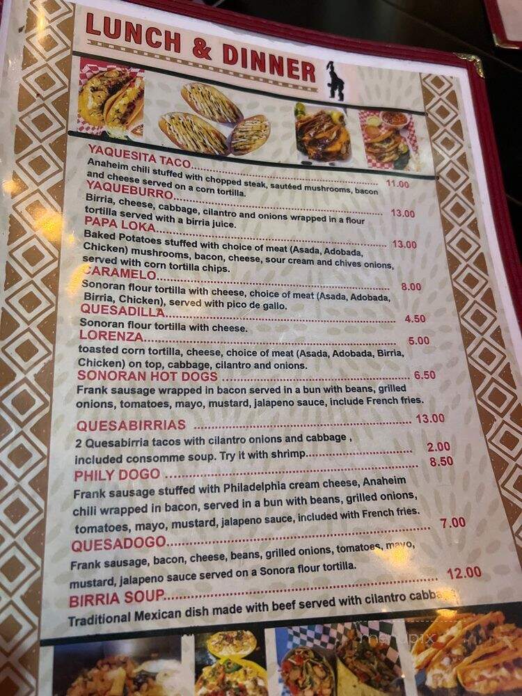 La Yaquesita Mexican Cuisine - Tucson, AZ