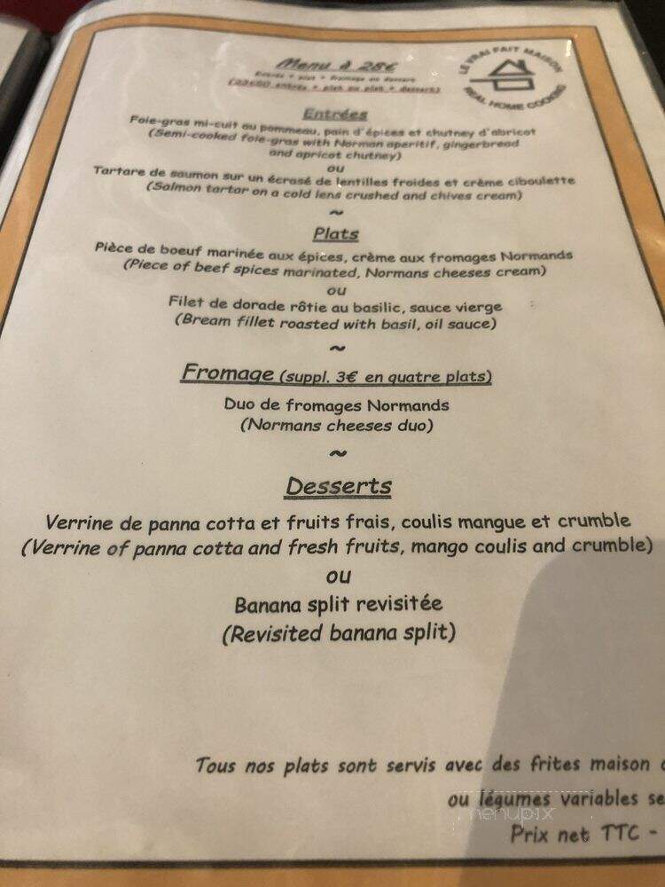 P'tit Resto (Le) - Saint-Antonin, QC menu_pic