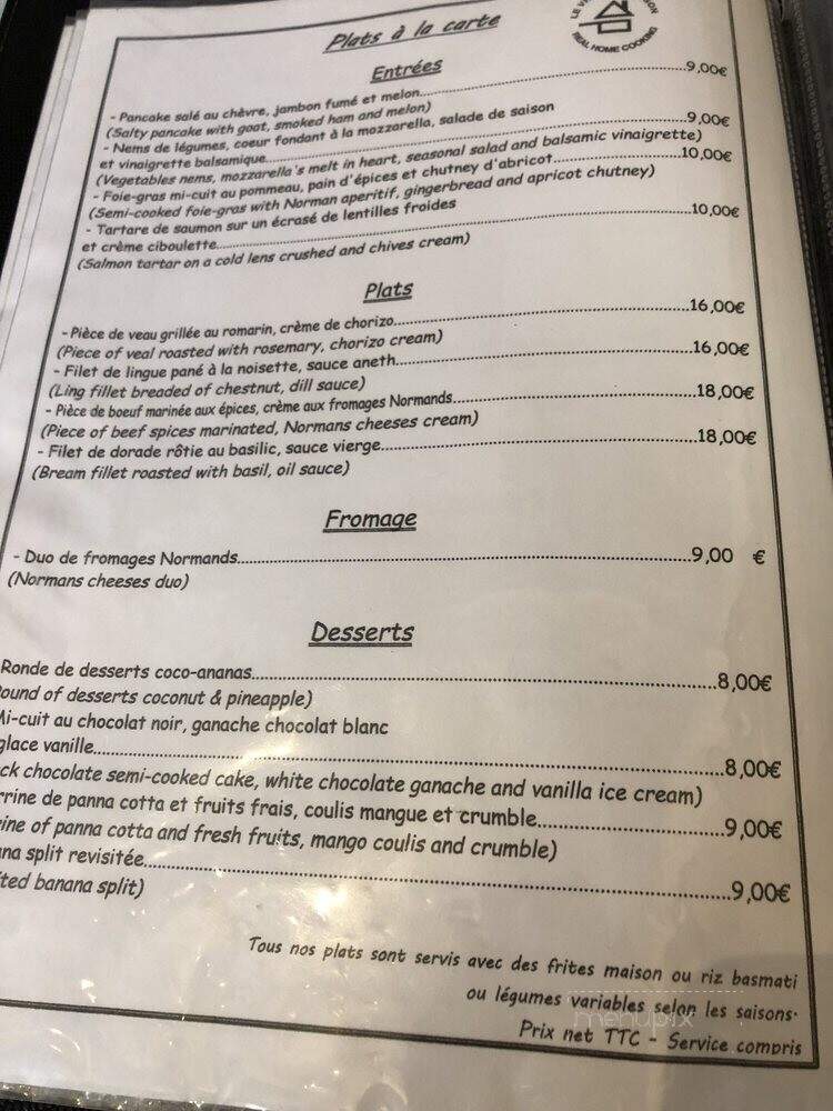 P'tit Resto (Le) - Saint-Antonin, QC menu_pic