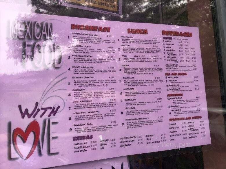 Tonetta's Coffee & Eatery - Rio Dell, CA menu_pic
