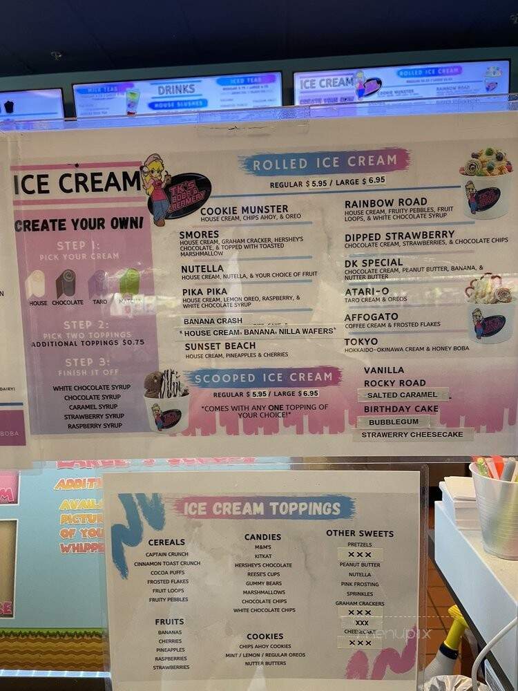 Level Up Nitro Creamery & Boba - Las Vegas, NV menu_pic