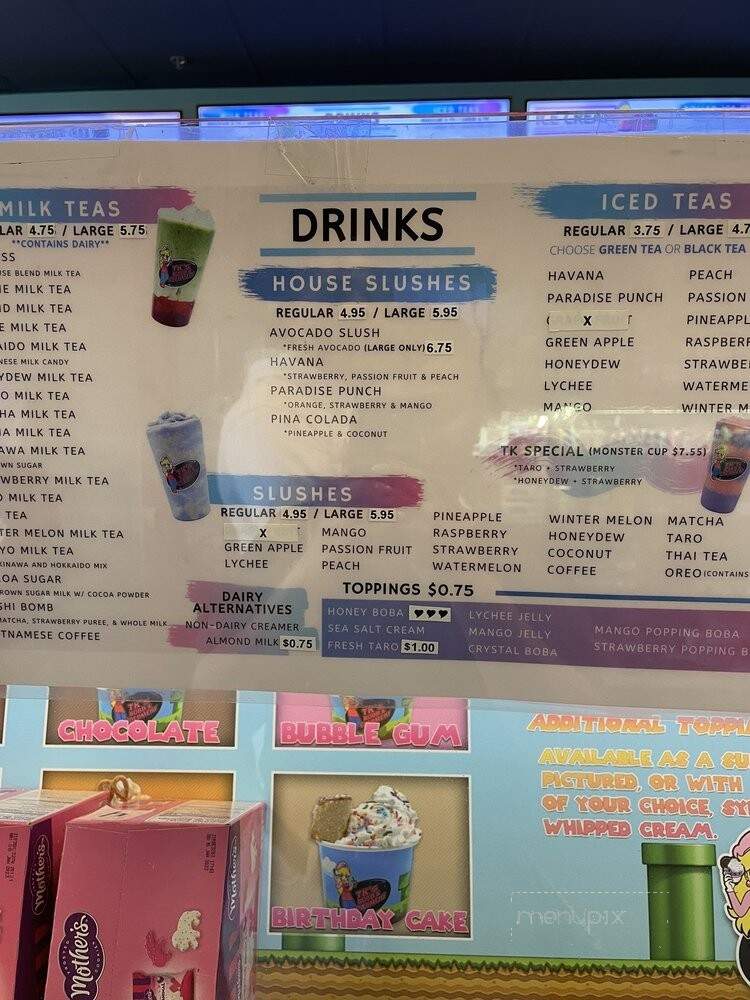 Level Up Nitro Creamery & Boba - Las Vegas, NV menu_pic