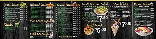 Levulose Juice Bar Cafe - Bronx, NY menu_pic