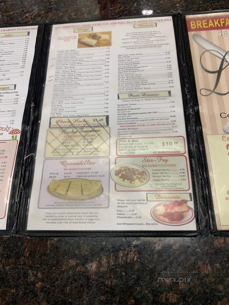 L George's - Livonia, MI menu_pic