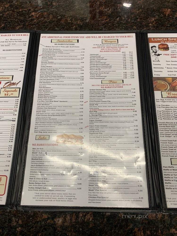 L George's - Livonia, MI menu_pic
