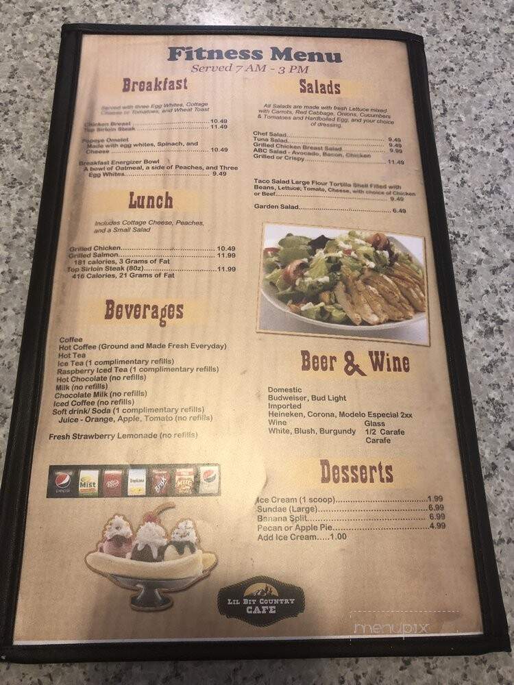 Lil Bit Country Cafe - Victorville, CA menu_pic