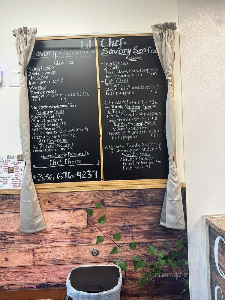 Lil Chef - Greensboro, NC menu_pic