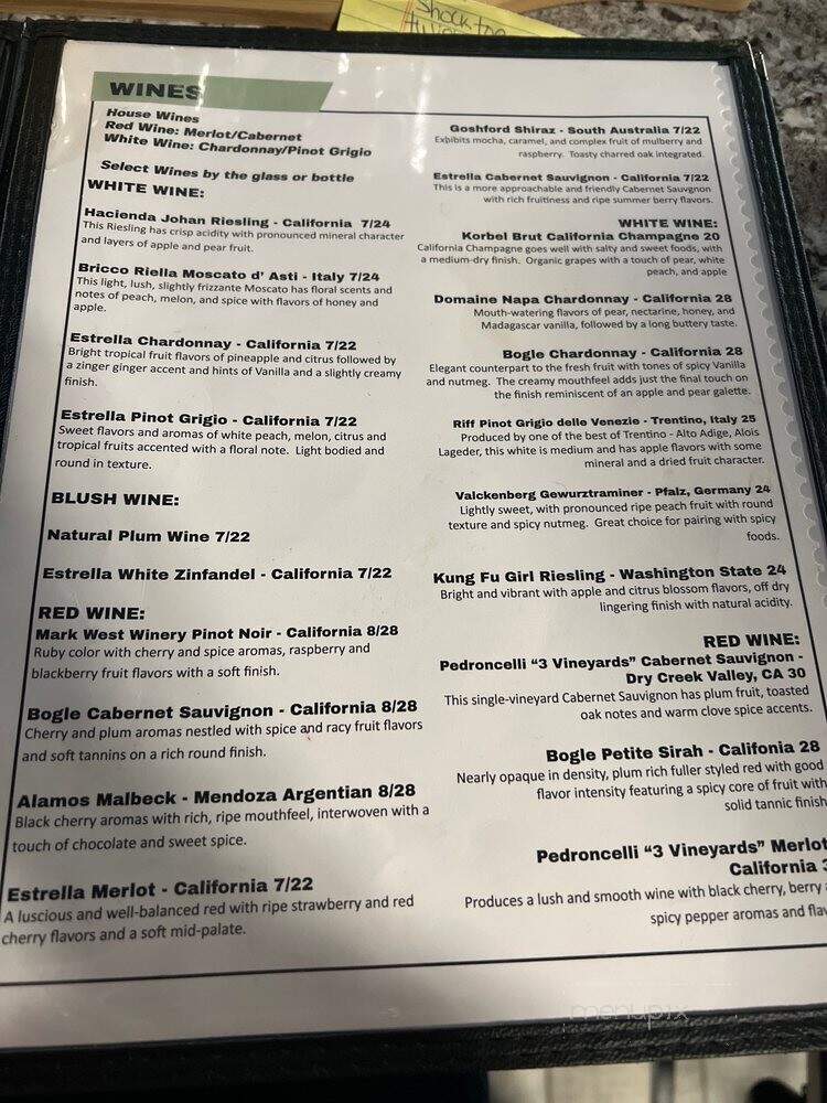 Lina's Lounge - Dubuque, IA menu_pic