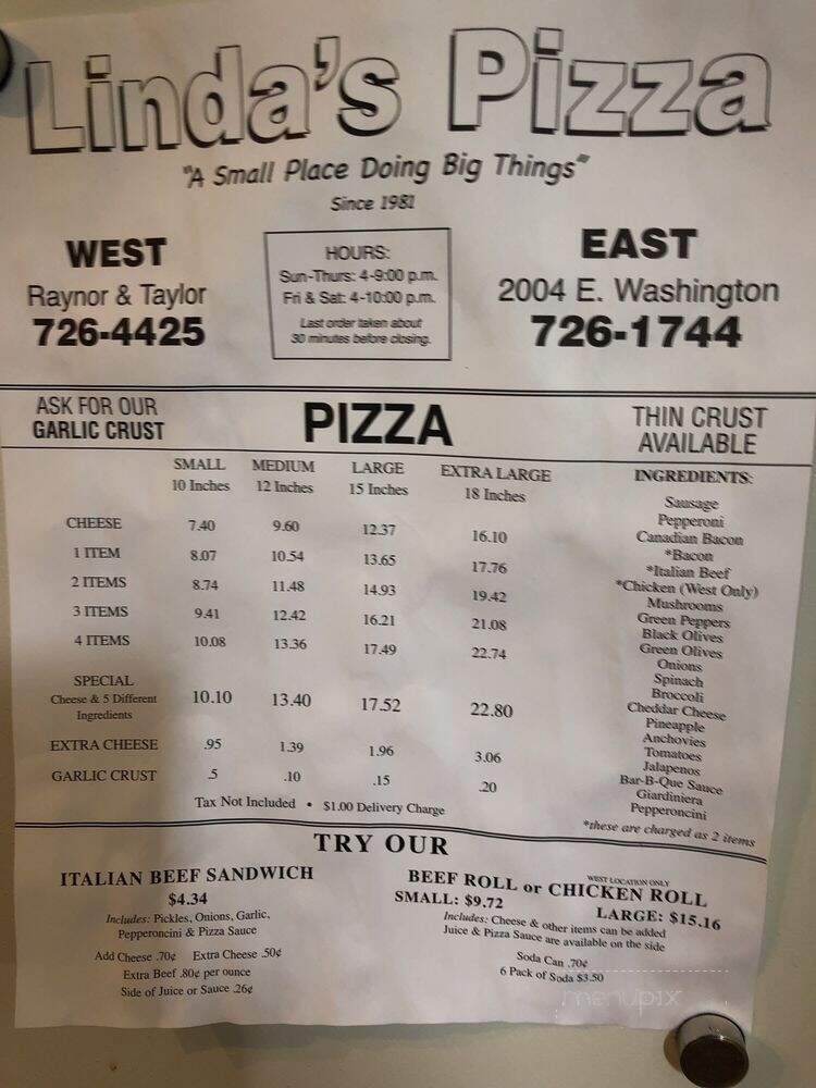 Linda's Pizza - Joliet, IL