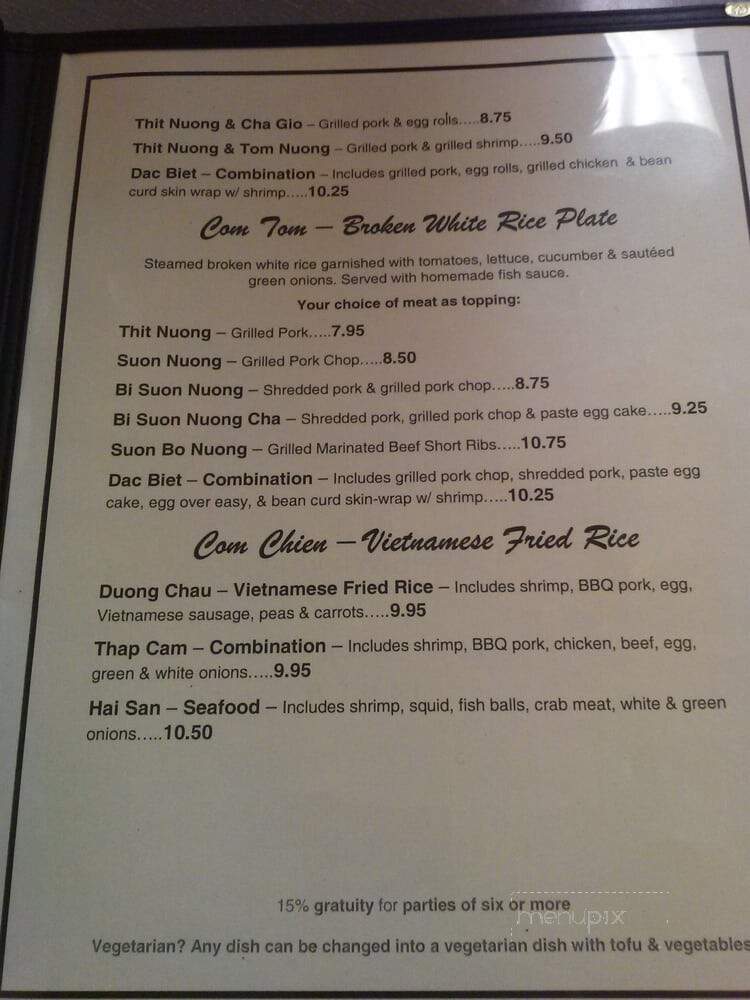 Linh Mi Gia - Saint Louis, MO menu_pic