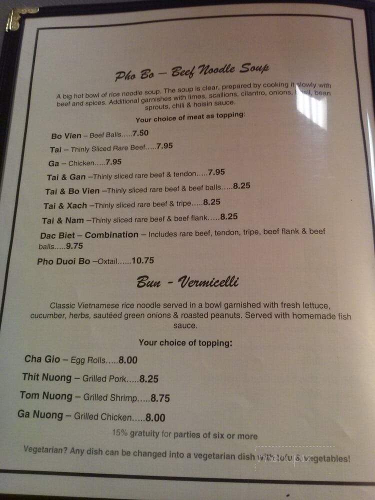 Linh Mi Gia - Saint Louis, MO menu_pic