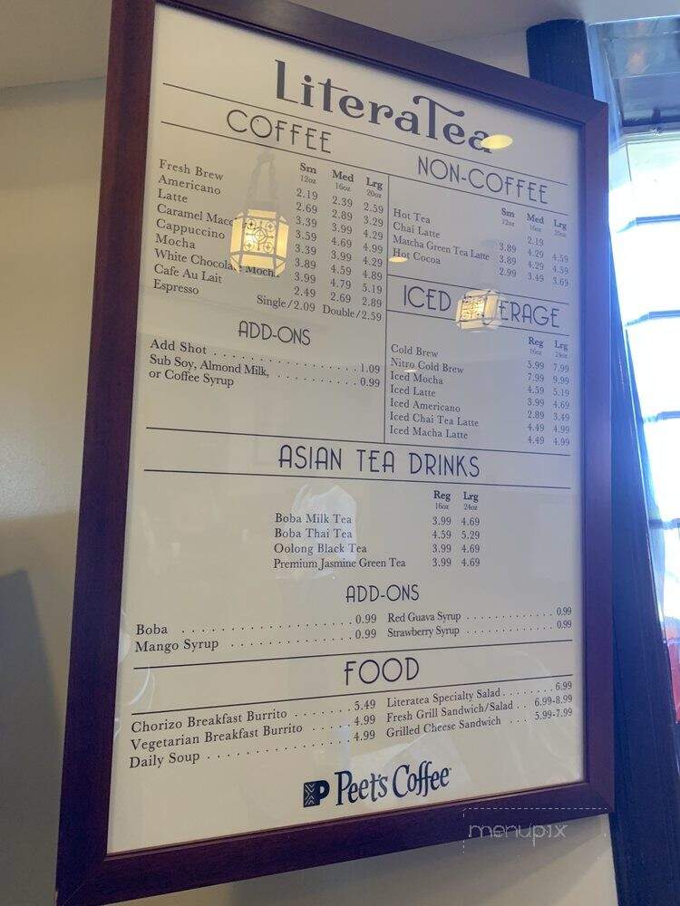 Literatea - Los Angeles, CA menu_pic