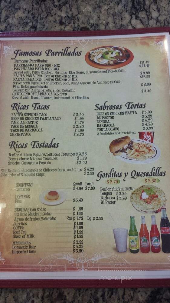 Little Casita - Houston, TX menu_pic
