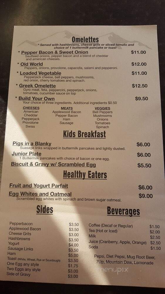 Little Montana - Ronan, MT menu_pic