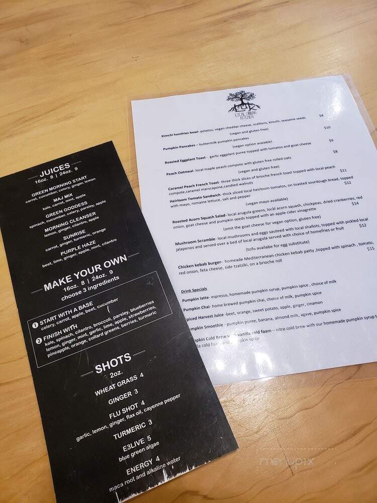 Local Urban Kitchen Wall - Wall Township, NJ menu_pic