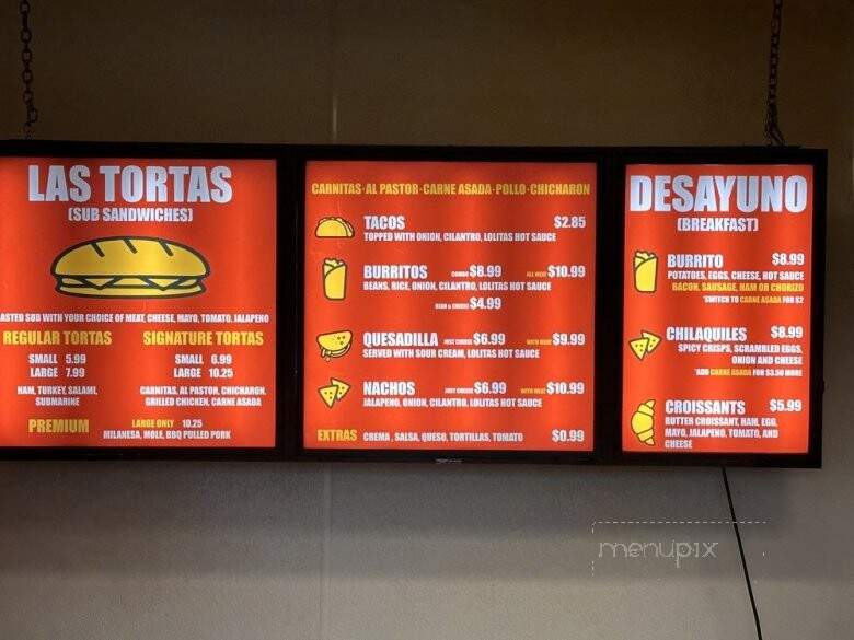 Lolita's Fast Food - South El Monte, CA menu_pic