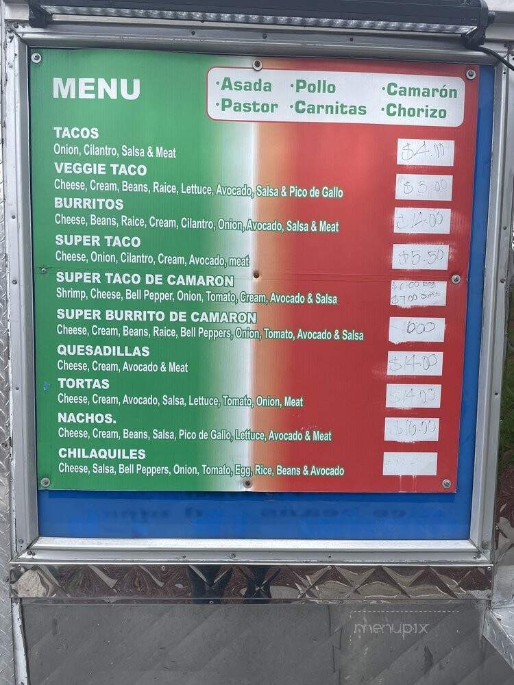 Loma Linda Taco Truck - Daly City, CA menu_pic