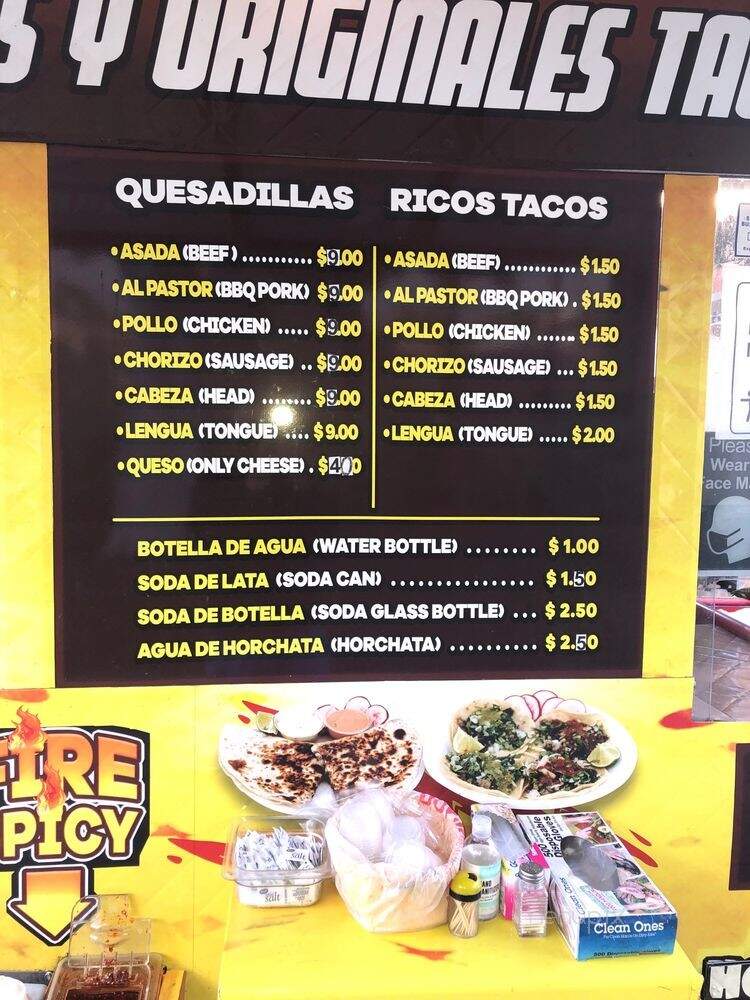 Lonchera Los Gueros Tacos Al Vapor - Santa Ana, CA menu_pic