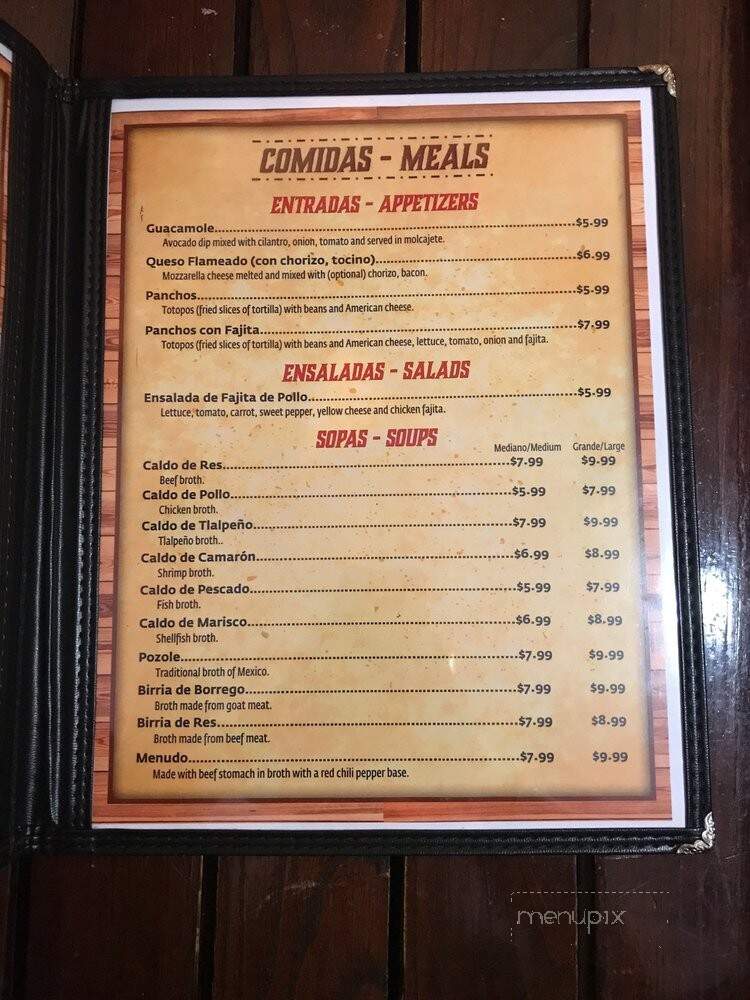 Los 2 Compadres - McAllen, TX menu_pic