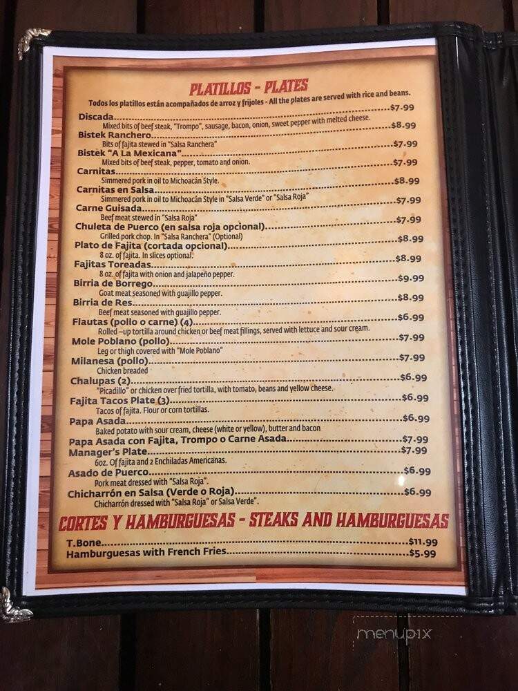Los 2 Compadres - McAllen, TX menu_pic