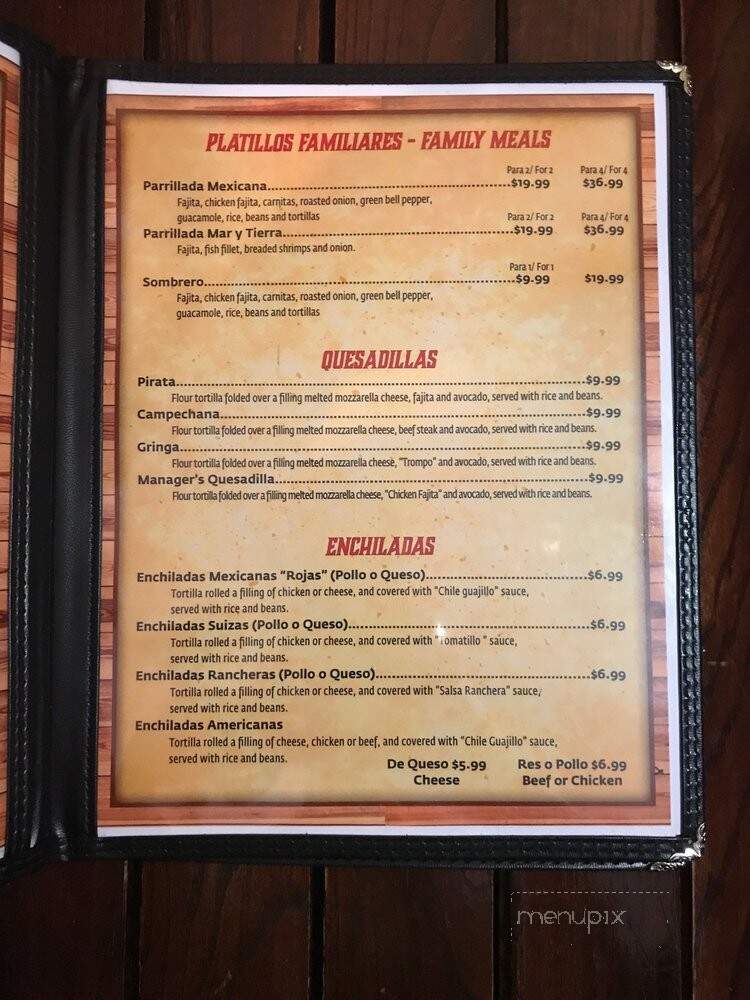 Los 2 Compadres - McAllen, TX menu_pic