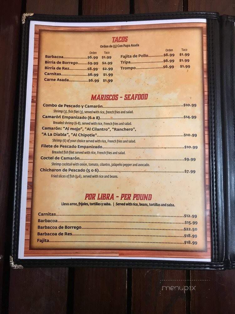 Los 2 Compadres - McAllen, TX menu_pic