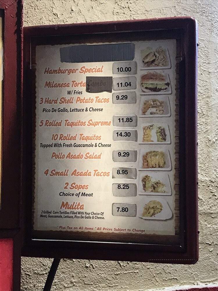 Albertitas Mexican Food - Gardena, CA menu_pic