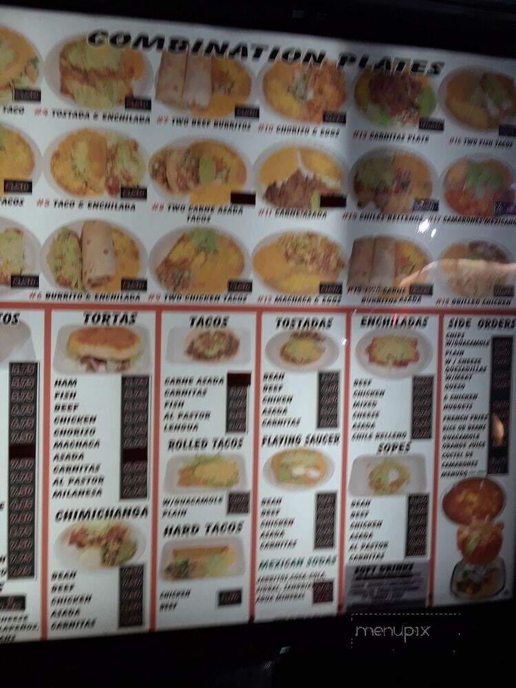 Los Alazanes Mexican Food - Anaheim, CA menu_pic