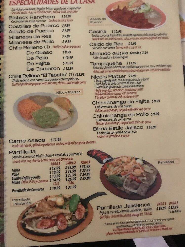 Taqueria Los Altos De Jalisco - Dallas, TX menu_pic