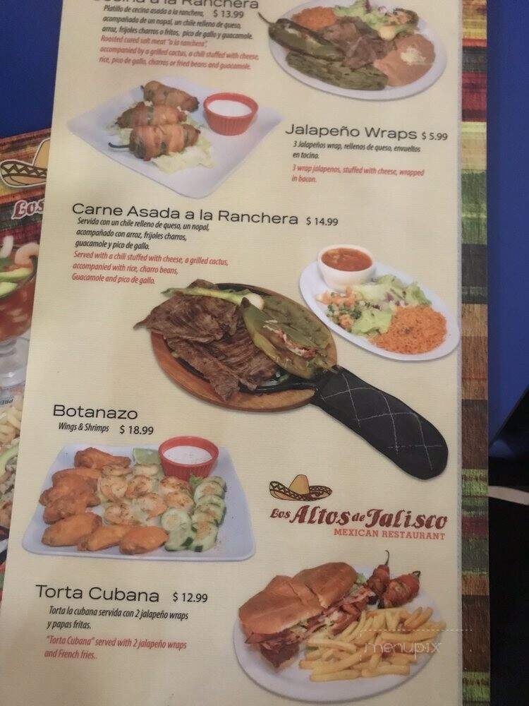 Taqueria Los Altos De Jalisco - Dallas, TX menu_pic