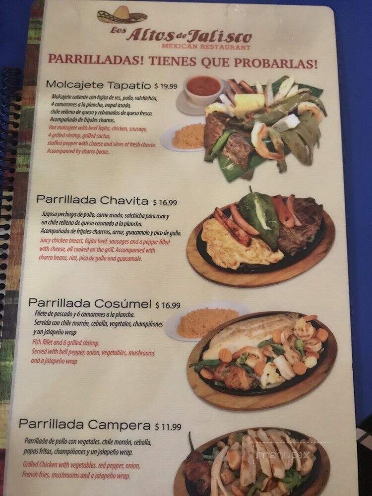 Taqueria Los Altos De Jalisco - Dallas, TX menu_pic