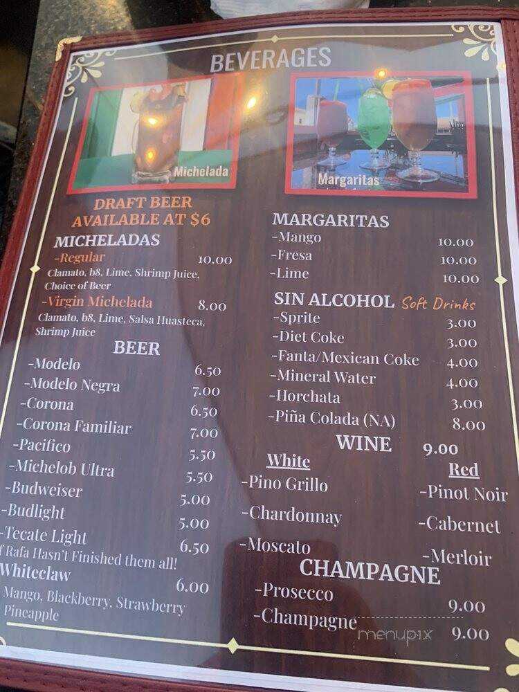 Los Altos Restaurant - Fillmore, CA menu_pic