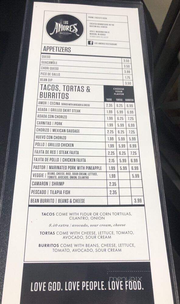 R P's - Marion, IN menu_pic