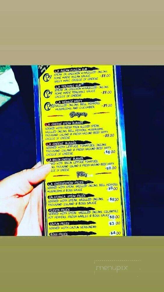 Los Angeles Cheesesteaks - Los Angeles, CA menu_pic