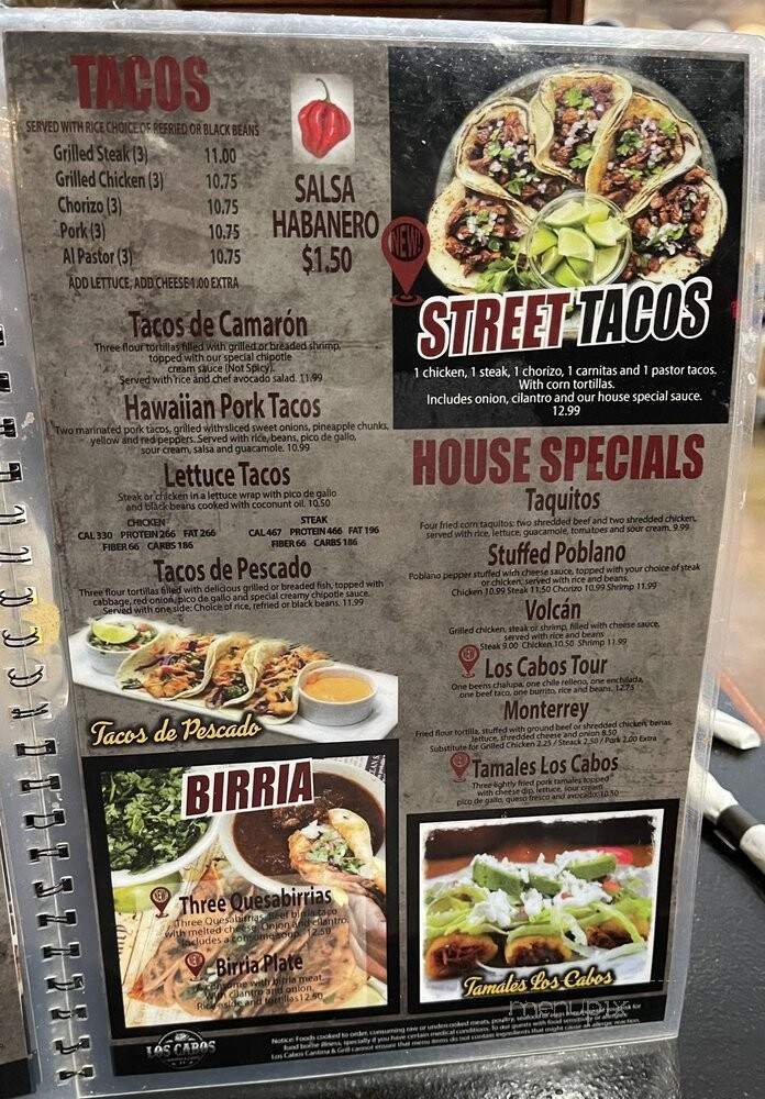 Los Cabos - Wichita, KS menu_pic