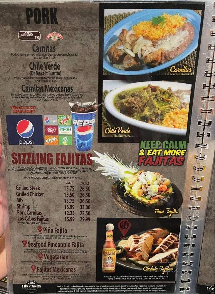 Los Cabos - Wichita, KS menu_pic